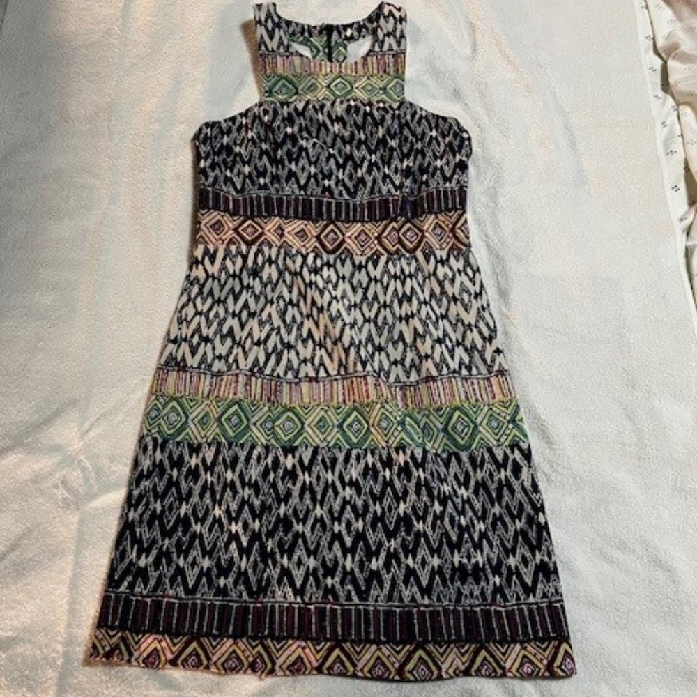 Plenty by Tracy Reece Navy & Pink Cocktail Dress. Sz 6